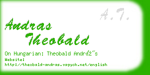 andras theobald business card